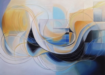 Pulse-of-Light, 53x73cm, Pastelltechnik