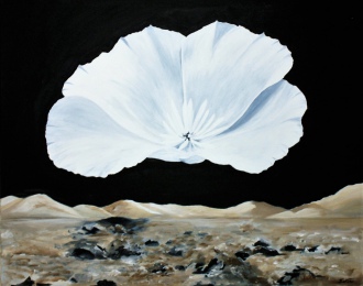 Zerbrechliche Terra, 80x100 cm, Acryl auf Leinwand