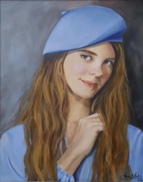 Porträt Isabella, 40x50cm, Öl auf Leinwand